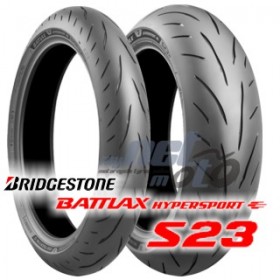 BRIDGESTONE S23 180-55-17 & 120-70-17